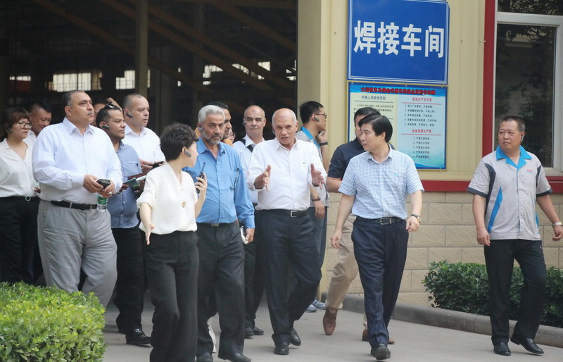 埃及苏伊士运河经济开发区主席顾问一行莅临我司考察调研
